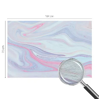 Vlies-Fototapete fürs Schlafzimmer mit pastellfarbenem Wirbelmuster