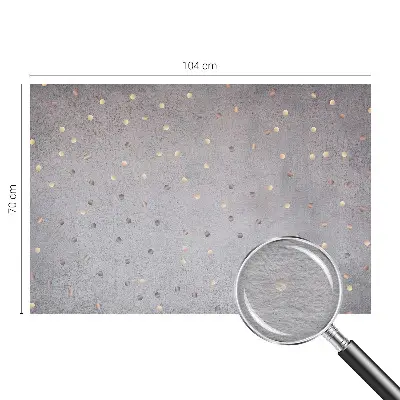 Wand-Fototapete mit symmetrischem Punktmuster