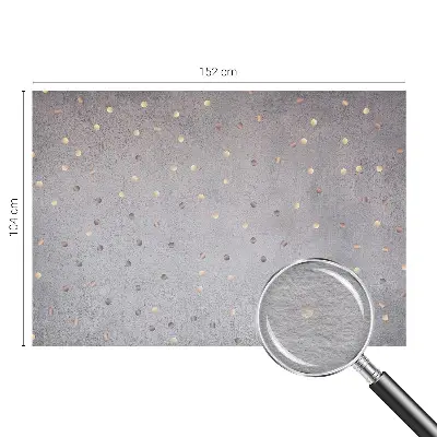 Wand-Fototapete mit symmetrischem Punktmuster