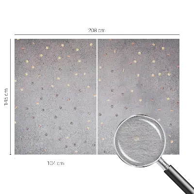 Wand-Fototapete mit symmetrischem Punktmuster