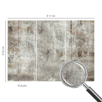 Dekorative Wand-Fototapete mit Industrieflächen-Motiv