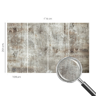 Dekorative Wand-Fototapete mit Industrieflächen-Motiv