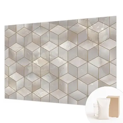 Fototapete nach Maß mit geometrischem Mosaikmotiv