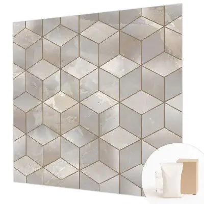 Fototapete nach Maß mit geometrischem Mosaikmotiv