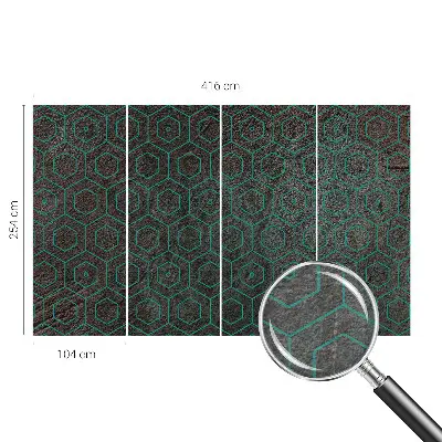 Vlies-Fototapete mit geometrischem Muster