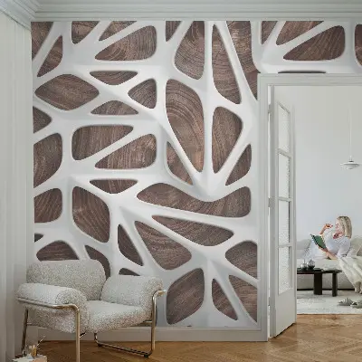 Fototapete fürs Schlafzimmer mit dem Motiv „Dynamische Harmonie“