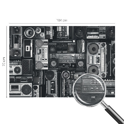 Fototapete fürs Wohnzimmer Retro-Radio