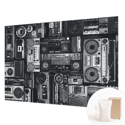 Fototapete fürs Wohnzimmer Retro-Radio