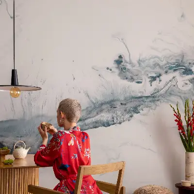 Fototapete fürs Kinderzimmer mit einem abstrakten, eleganten Motiv