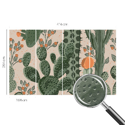 Motivtapete aus Vlies Grüne Kakteen