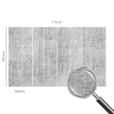 Vlies-Fototapete fürs Wohnzimmer mit Motiv einer Betonwand