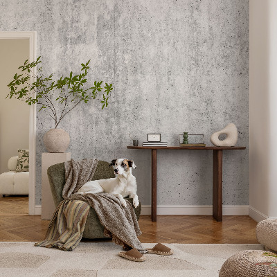 Vlies-Fototapete fürs Wohnzimmer mit Motiv einer Betonwand
