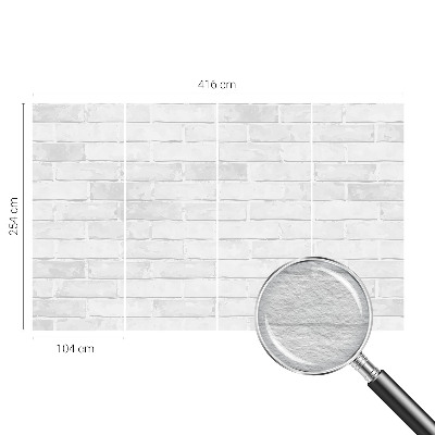 Vlies-Fototapete fürs Schlafzimmer Ziegelmauer