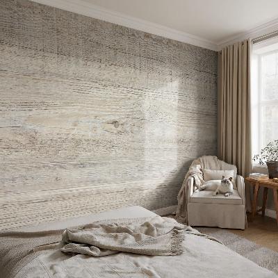 Vliestapete fürs Wohnzimmer Holzringe