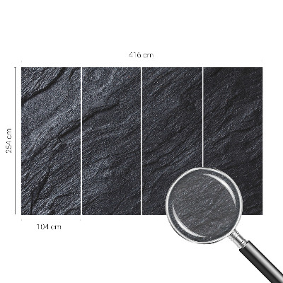 Vliestapete fürs Schlafzimmer Steinstruktur