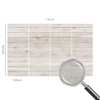 Motivtapete mit Naturholzoptik