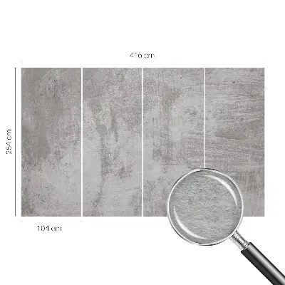 Wand-Fototapete mit Motiv in Optik Rohbeton