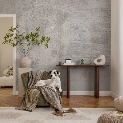 Wand-Fototapete mit Motiv in Optik Rohbeton