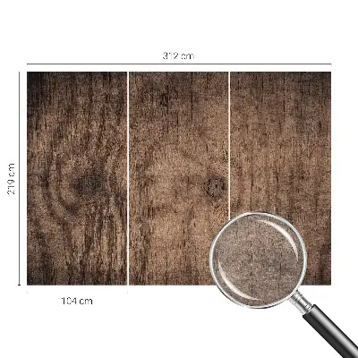 Fototapete nach Maß mit rustikalem Holzmotiv