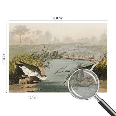 Vliestapete fürs Schlafzimmer mit einem Motiv einer friedlichen Landschaft