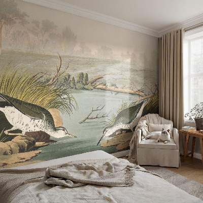 Vliestapete fürs Schlafzimmer Eine friedliche Landschaft