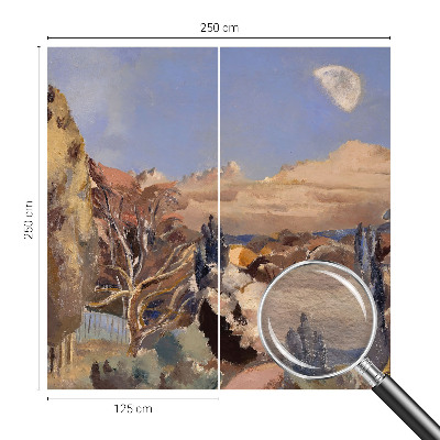 Dekorative Wand-Fototapete Waldlandschaft