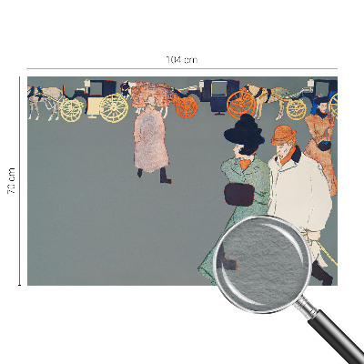 Fototapete fürs Wohnzimmer Kutschenkostüme