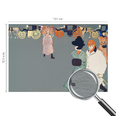 Fototapete fürs Wohnzimmer Kutschenkostüme