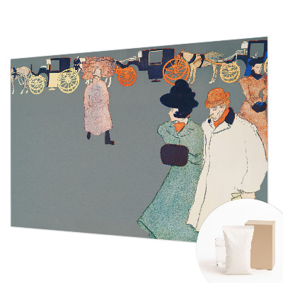 Fototapete fürs Wohnzimmer Kutschenkostüme