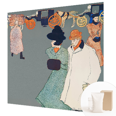 Fototapete fürs Wohnzimmer Kutschenkostüme