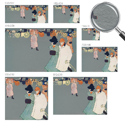 Fototapete fürs Wohnzimmer Kutschenkostüme