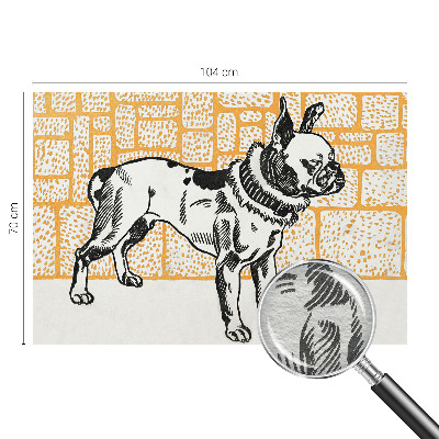 Vlies-Fototapete Retro-Hund