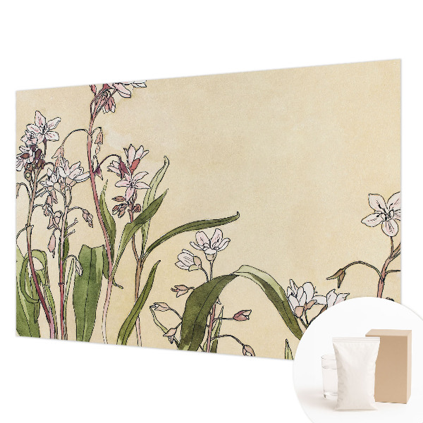 Fototapete fürs Schlafzimmer Florale Eleganz