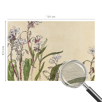 Fototapete fürs Schlafzimmer Florale Eleganz