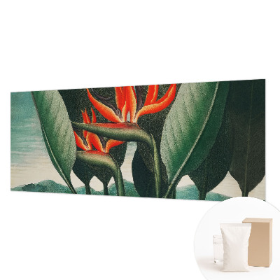 Vlies-Fototapete fürs Wohnzimmer Exotische Blumen