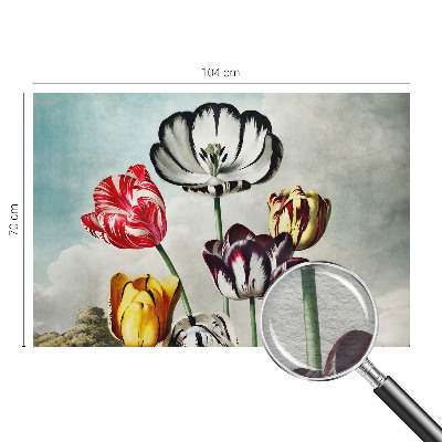 Fototapete aus Vlies Bunte Tulpen