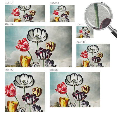 Fototapete aus Vlies Bunte Tulpen