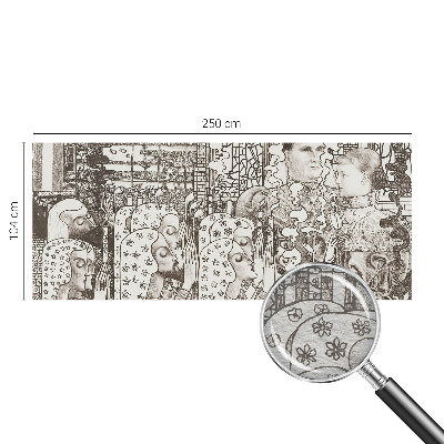 Vlies-Fototapete nach Maß Blumenporträts