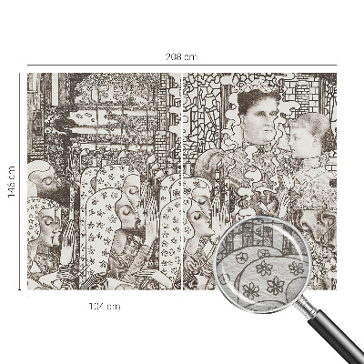 Vlies-Fototapete nach Maß Blumenporträts