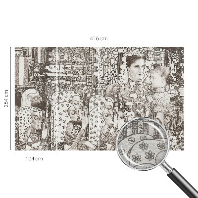 Vlies-Fototapete nach Maß Blumenporträts