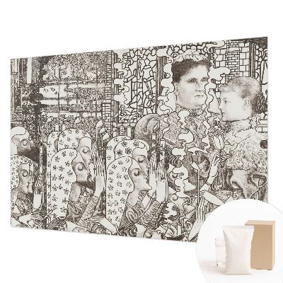 Vlies-Fototapete nach Maß mit Blumenporträts als Motiv