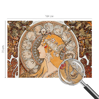 Vlies-Fototapete fürs Schlafzimmer mit Tierkreis-Motiv in elegantem Design
