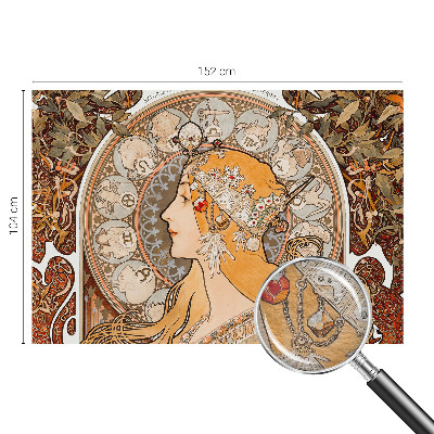 Vlies-Fototapete fürs Schlafzimmer mit Tierkreis-Motiv in elegantem Design