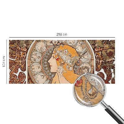 Vlies-Fototapete fürs Schlafzimmer mit Tierkreis-Motiv in elegantem Design