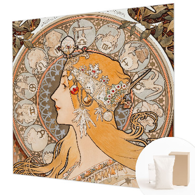 Vlies-Fototapete fürs Schlafzimmer mit Tierkreis-Motiv in elegantem Design