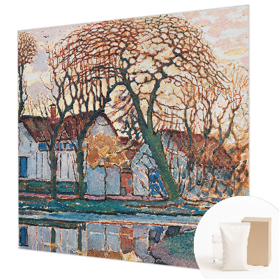 Moderne Vlies-Fototapete Idyllische Landschaft