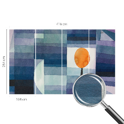 Vliestapete fürs Schlafzimmer Abstrakter Baum