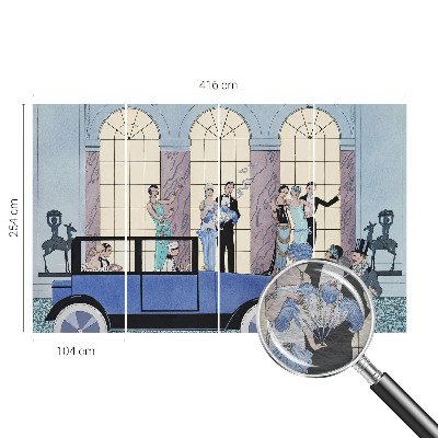 Bedruckte Vlies-Fototapete Art Deco