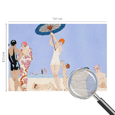 Bildtapete Retro-Strand