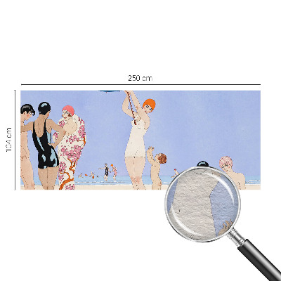 Bildtapete Retro-Strand